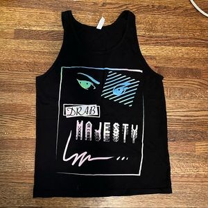 Drab Majesty mens small tank